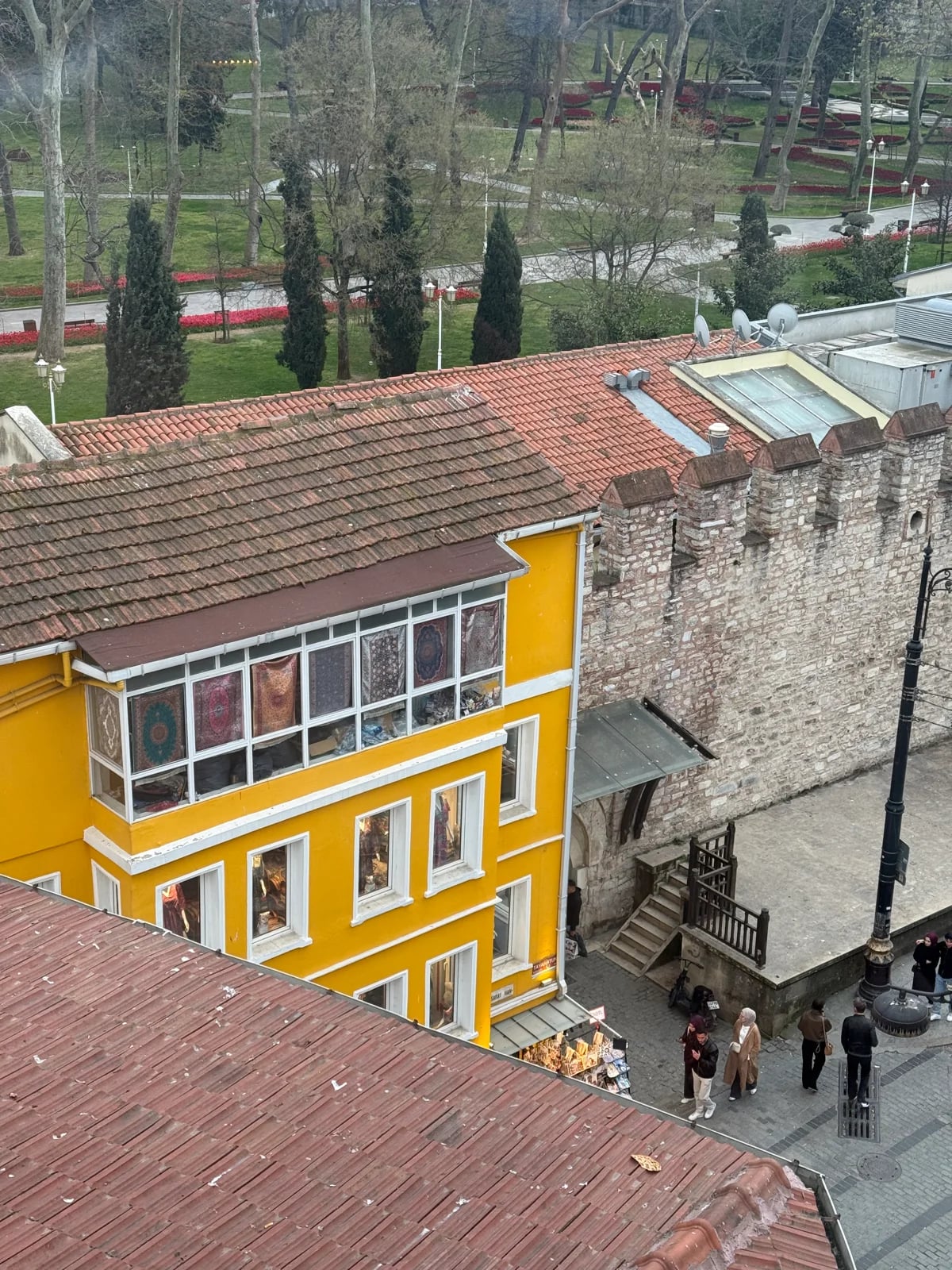 Pleasure terrace roof top restaurant