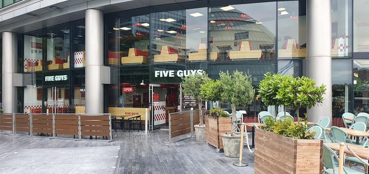 Five Guys Burgers and Fries Tower Bridge — London
