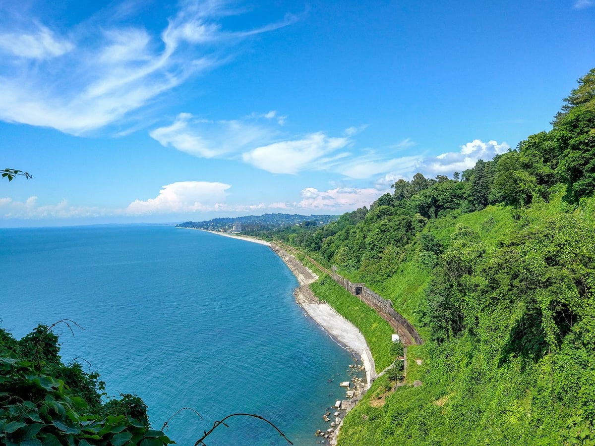 Botanical garden beach