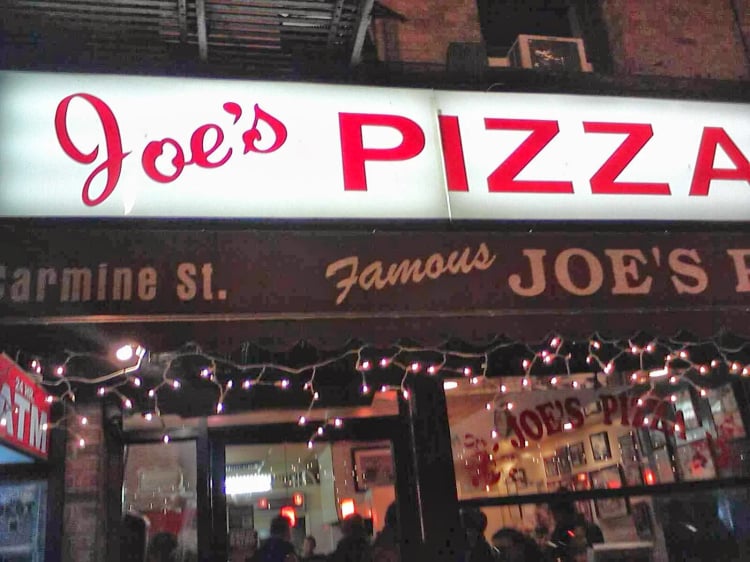 Joe's Pizza — New York