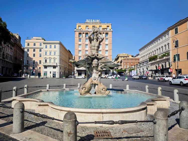 Piazza Barberini — Rome