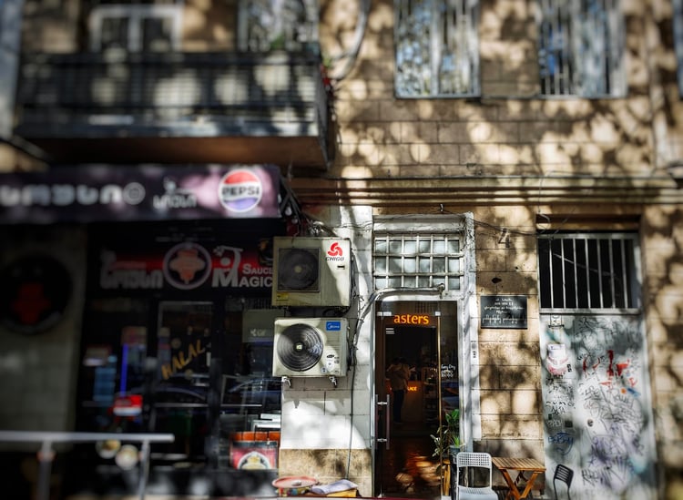 asters, specialty coffee — Tbilisi