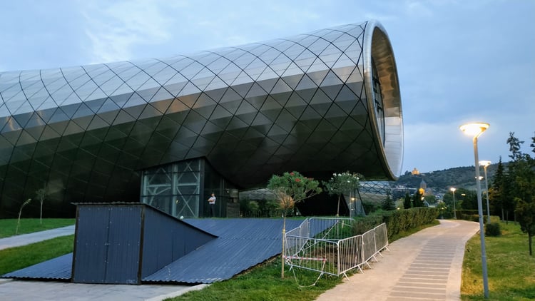 Rike Concert Hall Parking — Tbilisi