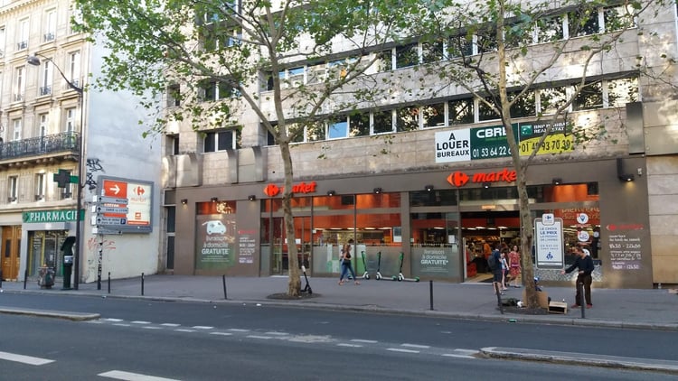 Market Paris Rue De Lyon — Paris