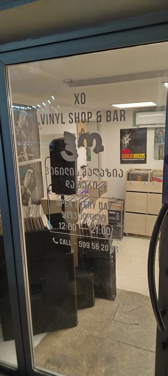 XO vinyl shop and bar — Tbilisi