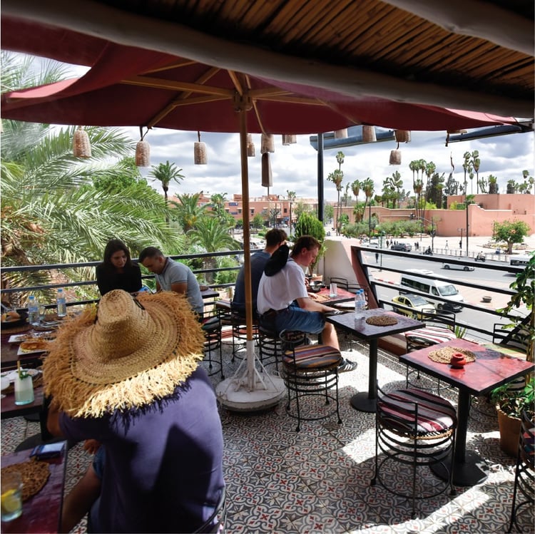 Cafe Medina Rouge — Marrakesh